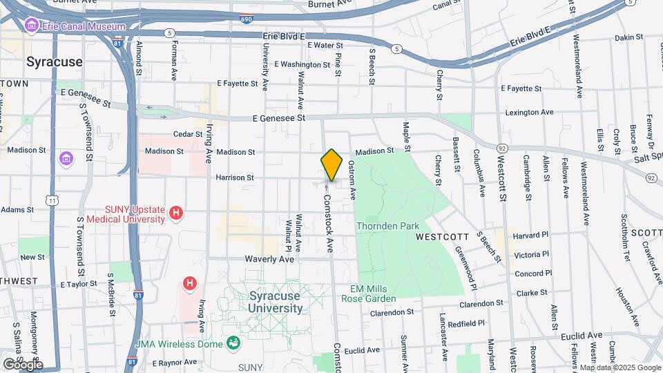 305 Comstock Ave Mapa y Detalles de la Ubicación
