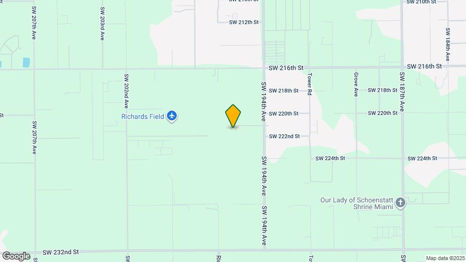 22100 SW 194th Ave Map and Location Details
