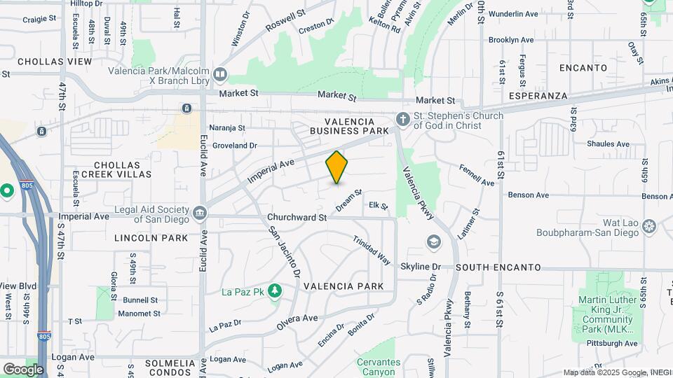 5471-5489 Santa Margarita St Mapa y Detalles de la Ubicación