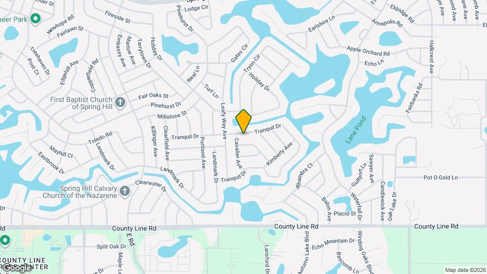 7428 Tranquil Dr Map and Location Details