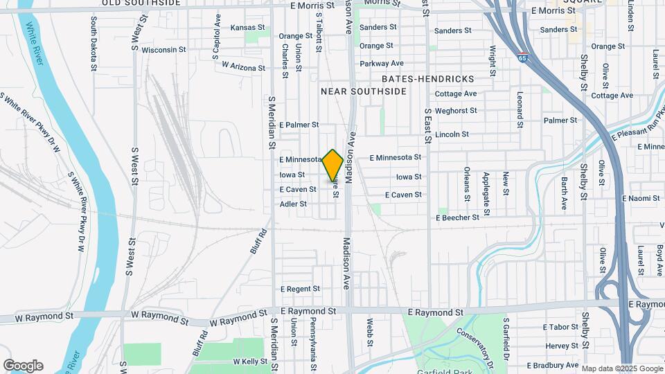 1756 S Delaware St Map and Location Details