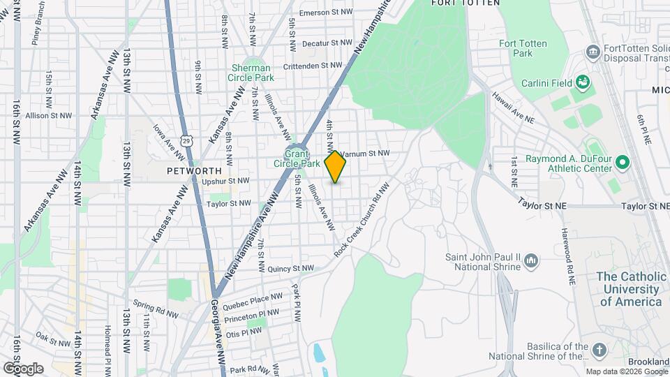 4115 4th St NW Map and Location Details