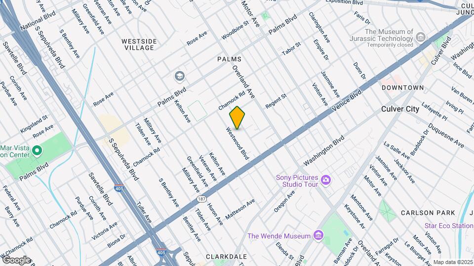 3704 Westwood Blvd Map and Location Details