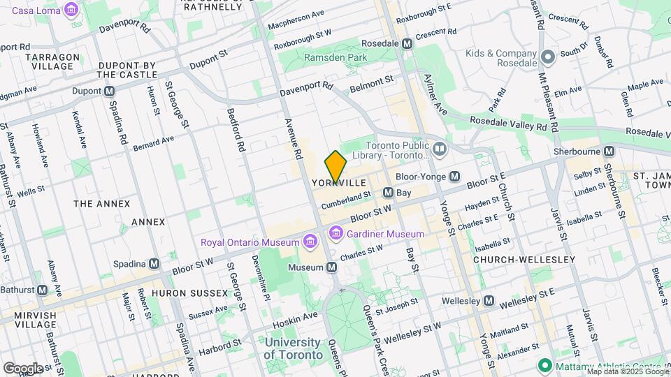 125 Yorkville Ave Map and Location Details