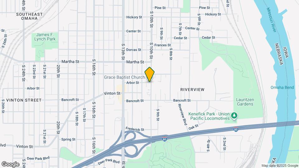 2502 S 10th St Map and Location Details
