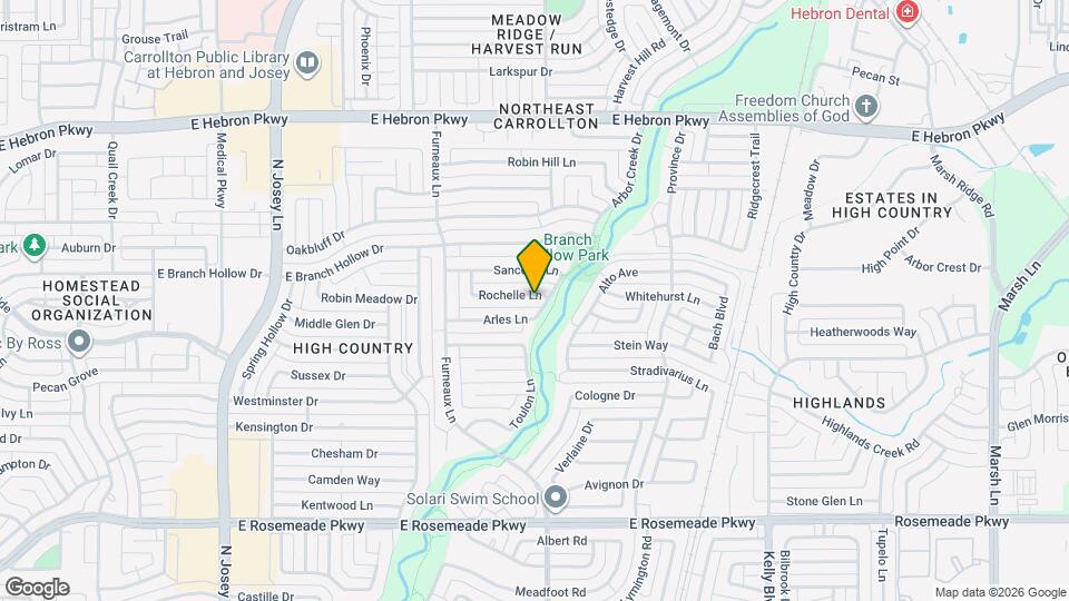 2032 Rochelle Ln Map and Location Details