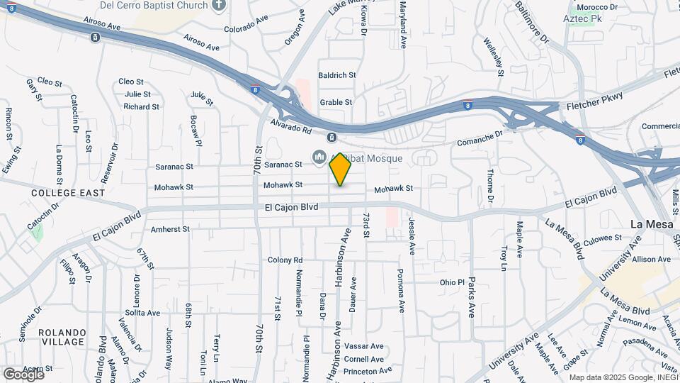 7229 Mohawk St Mapa y Detalles de la Ubicación