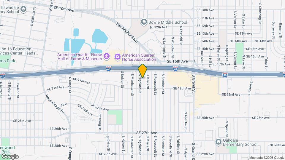 1715 S Highland St Mapa y Detalles de la Ubicación