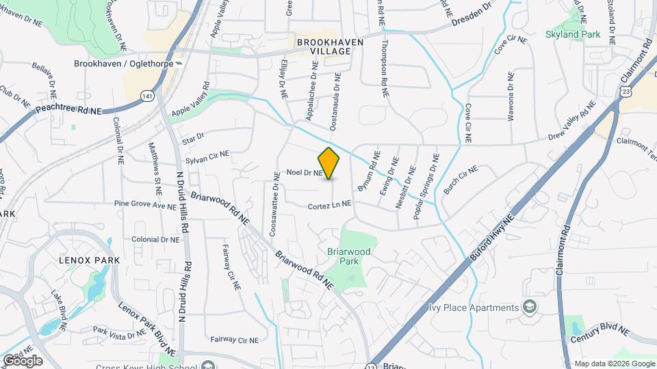 2342 Cortez Way NE Mapa y Detalles de la Ubicación