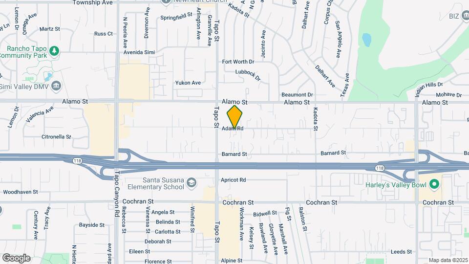 4470 Adam Rd Map and Location Details