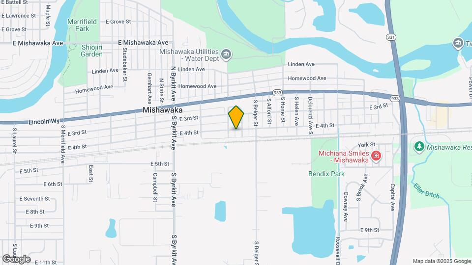 1617 E 4th St Map and Location Details