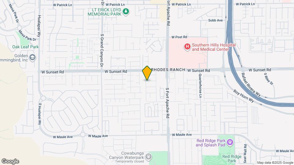 9541 Vast Valley Ave Map and Location Details