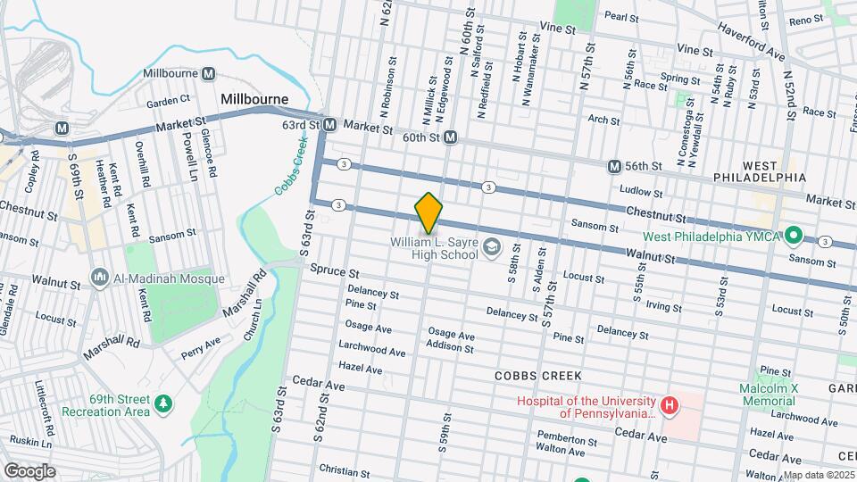 232 S 60th St Map and Location Details