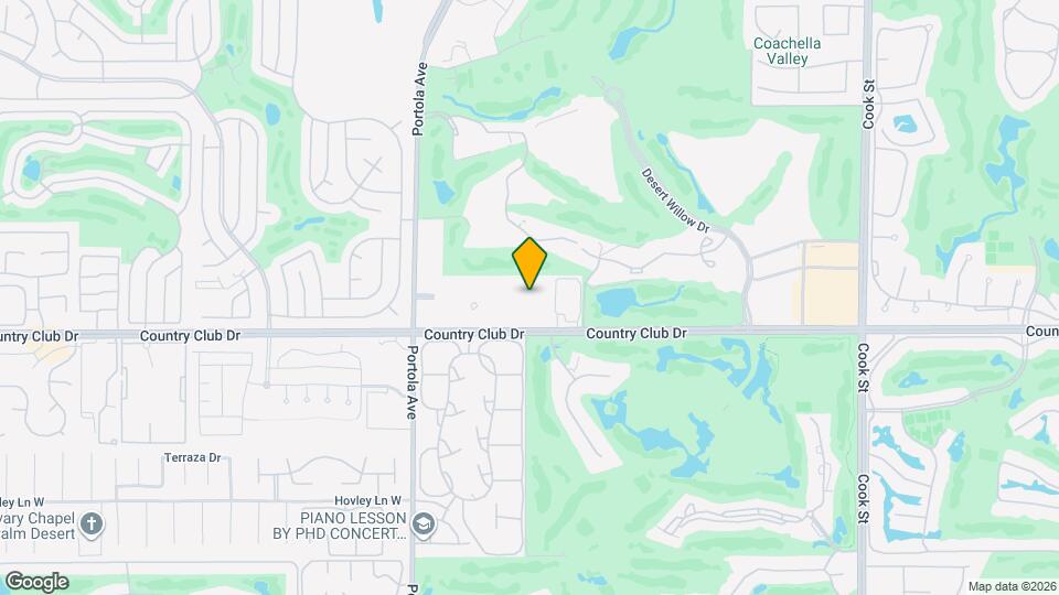 74300 Country Club Dr Map and Location Details