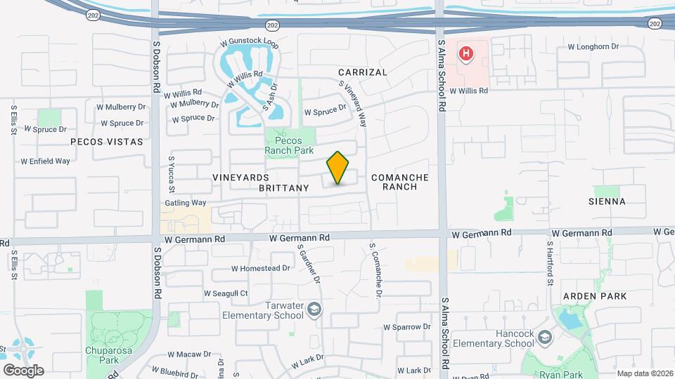 1375 W Musket Way Map and Location Details