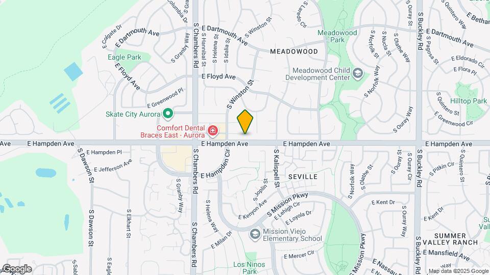 15650 E Hamilton Pl Map and Location Details