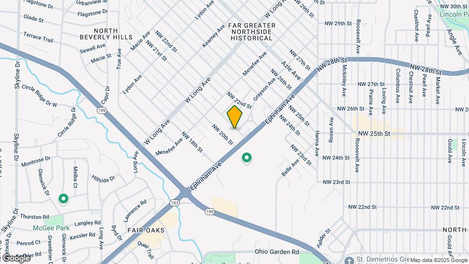 2411 NW 21st St Map and Location Details