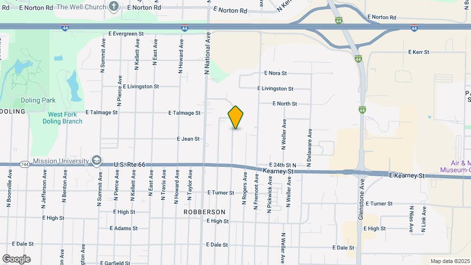 2520 N Prospect Ave Map and Location Details