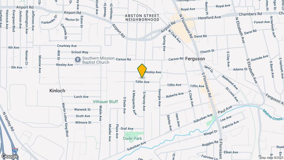 125 S Harvey Ave Map and Location Details