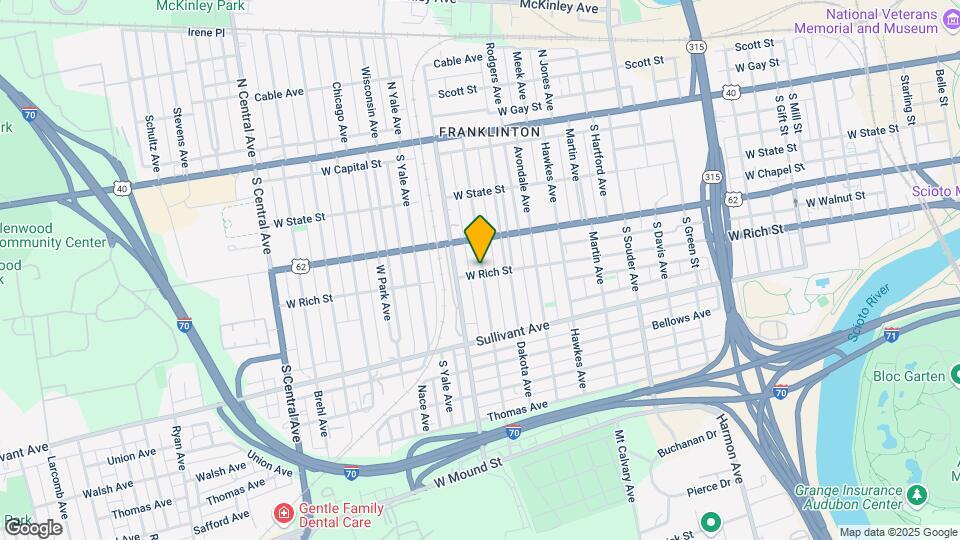 219 S Cypress Ave Map and Location Details