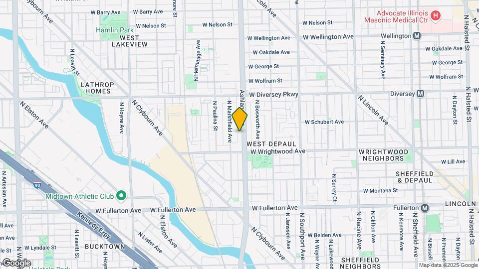 2636 N Ashland Ave Map and Location Details