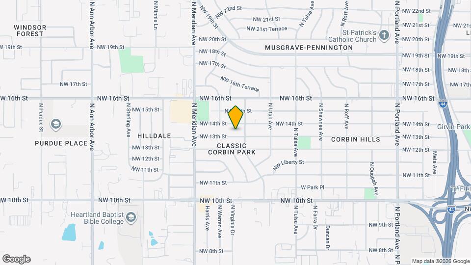 4317 NW 13th St Map and Location Details
