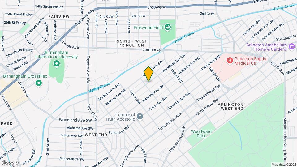 1337 Woodland Ave SW Map and Location Details