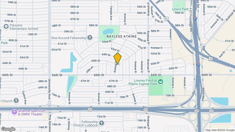 6503 Avenue T Mapa y Detalles de la Ubicación
