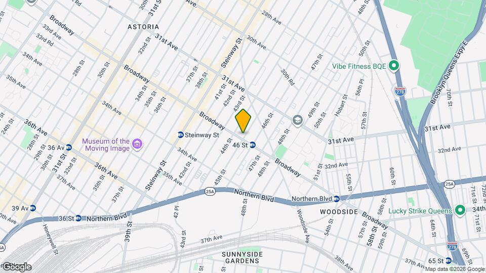 44-19 Broadway Mapa y Detalles de la Ubicación