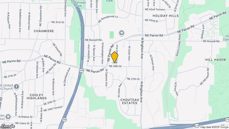 4540 NE 38th St Map and Location Details