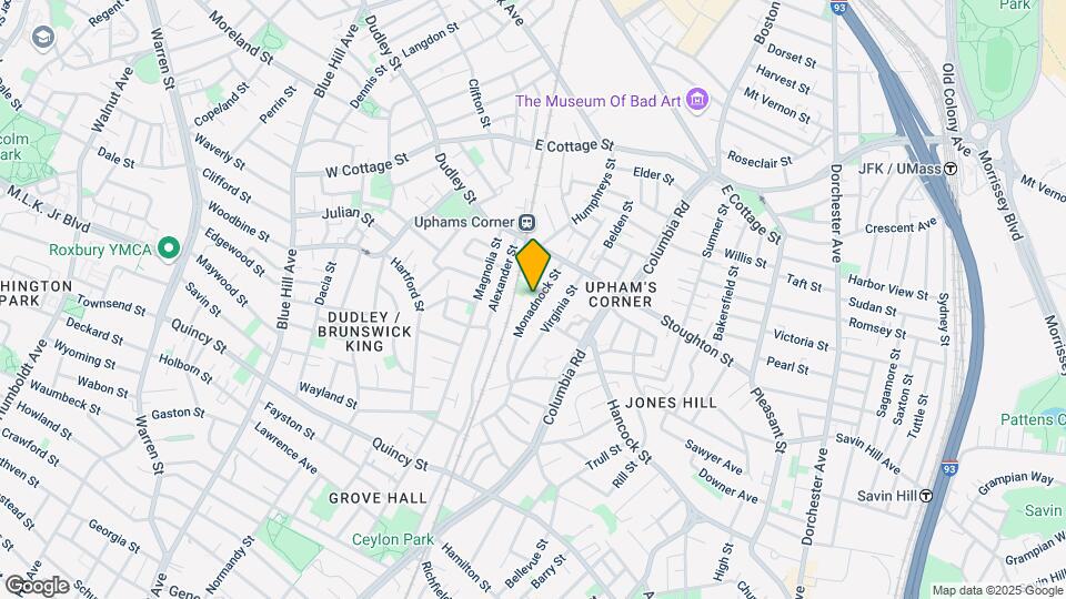 25 Monadnock St Map and Location Details