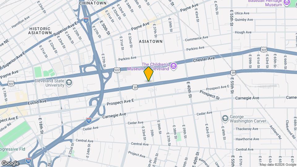 3395 Euclid Ave, Unit 1 Map and Location Details