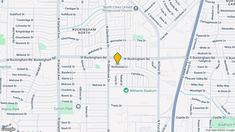 1901 Glenwick Ln Map and Location Details