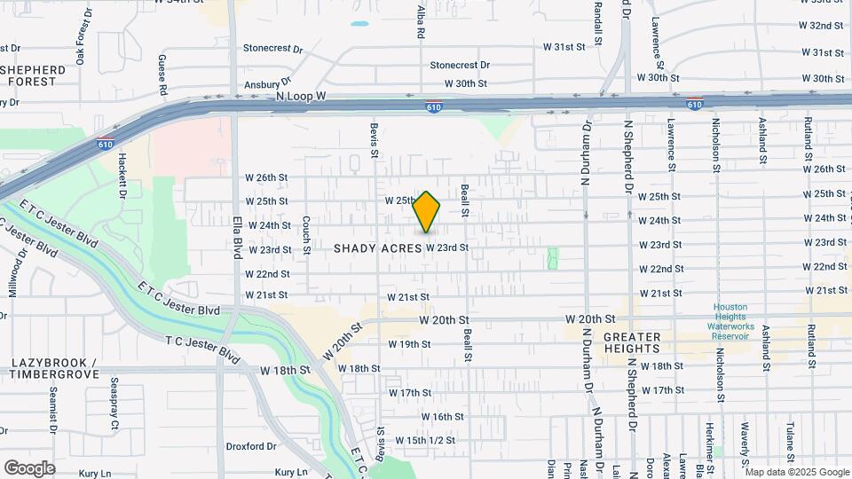 1215 W 23rd St Map and Location Details