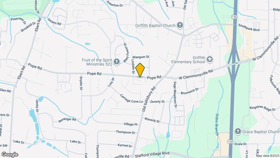 1715 Silver Chase Ct Map and Location Details