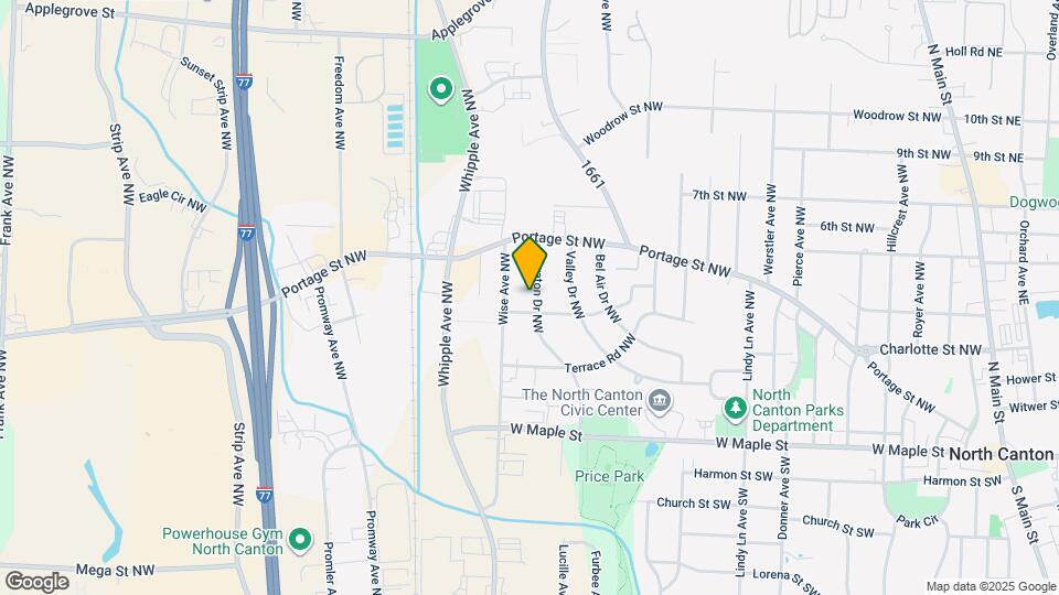 347 Sheraton Dr NW Map and Location Details