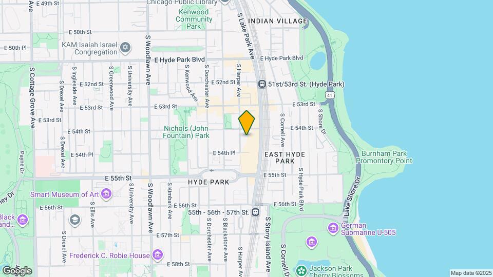 5417 S Harper Ave Map and Location Details