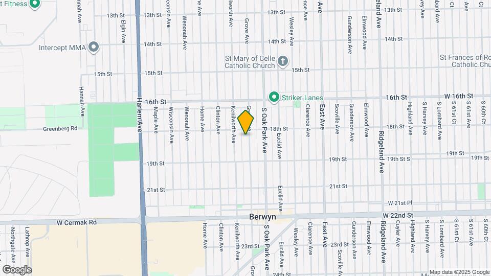 1816 Grove Ave Map and Location Details