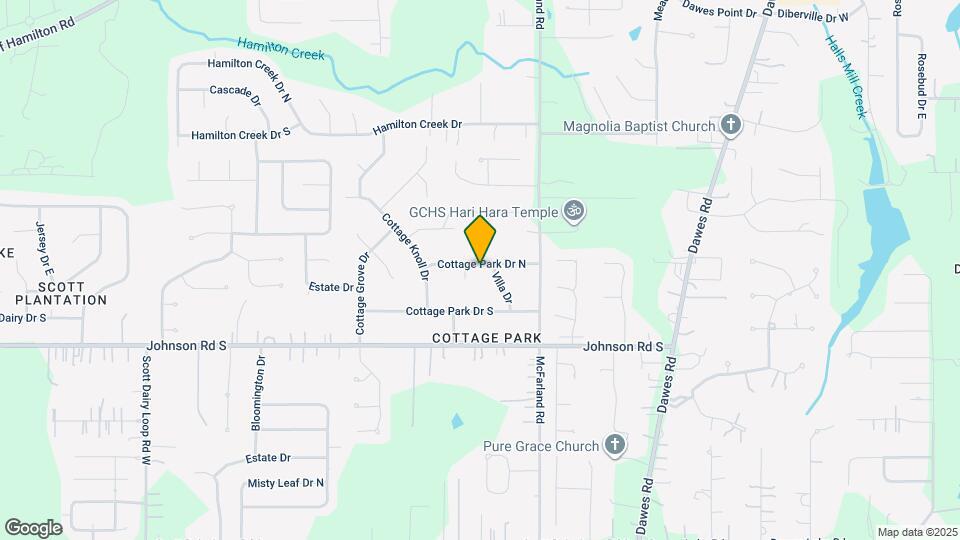 9301 Cottage Park Dr N Map and Location Details