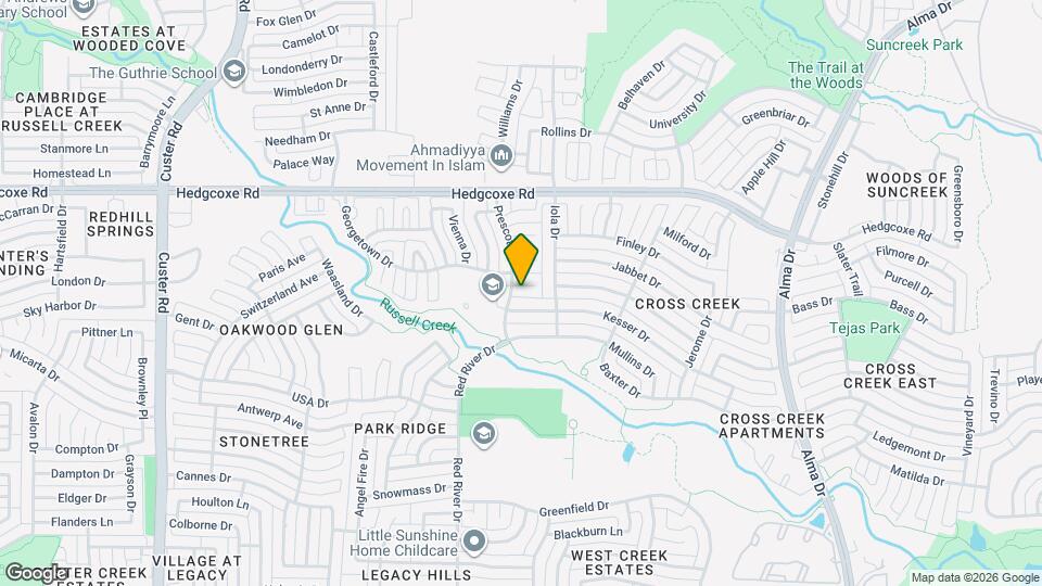 1616 Fannin Cir Map and Location Details