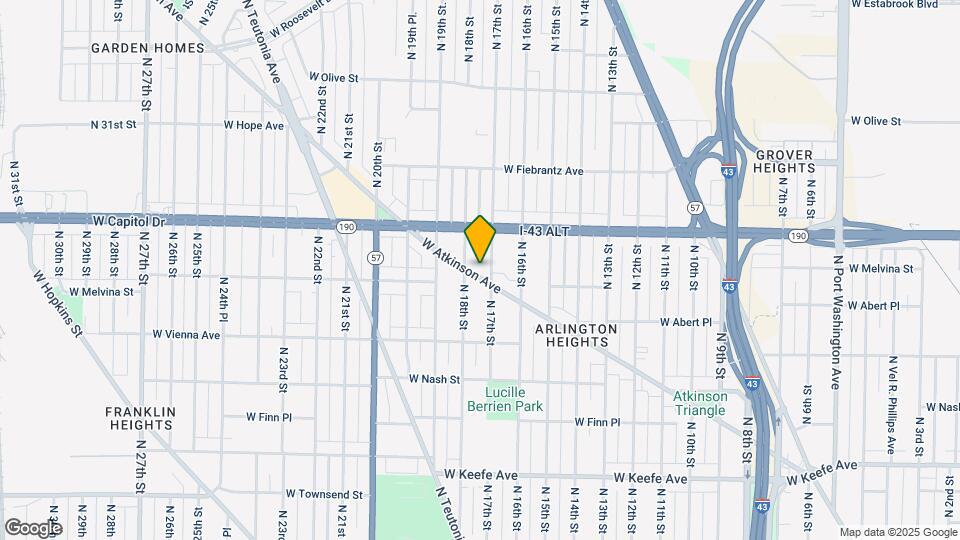 1720 W Atkinson Ave Map and Location Details