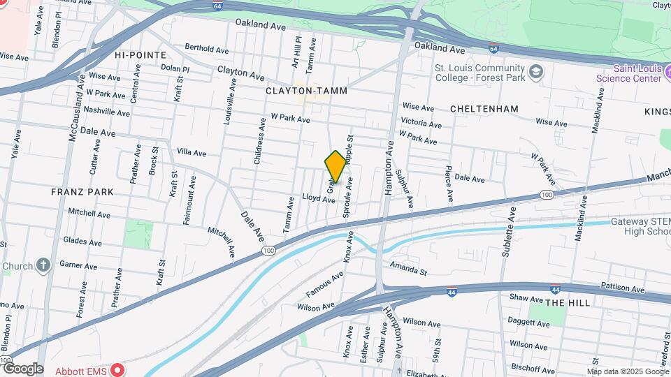 1458 Graham St Map and Location Details