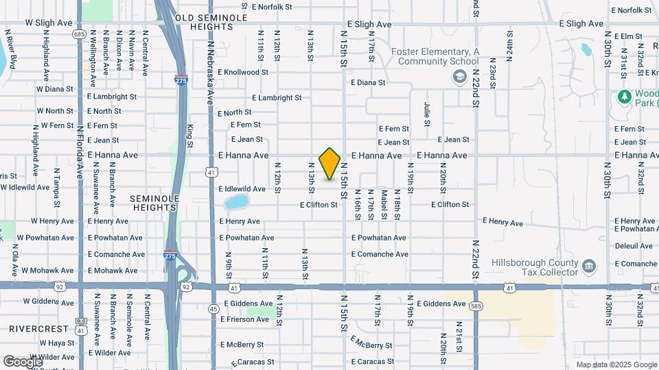 1414 E Idlewild Ave Map and Location Details