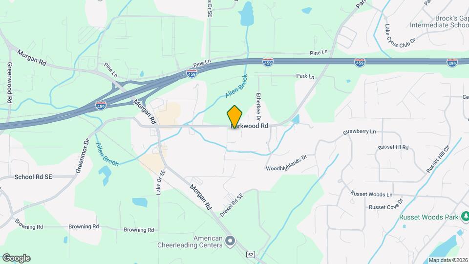 3920 Parkwood Rd Map and Location Details