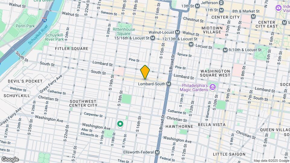 1600 South St Map and Location Details
