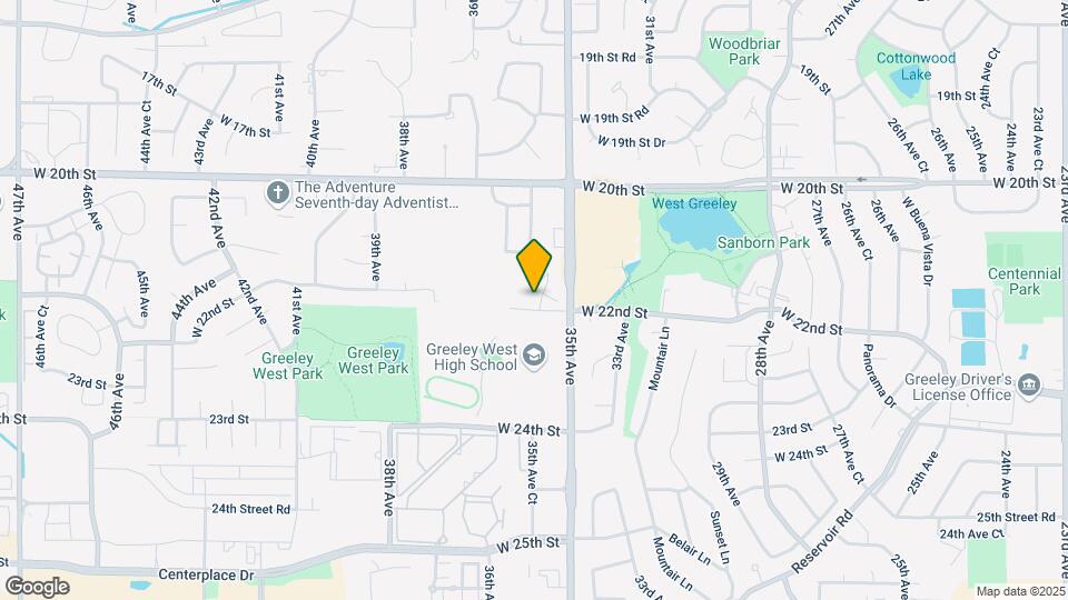 2193 35th Avenue Ct Map and Location Details