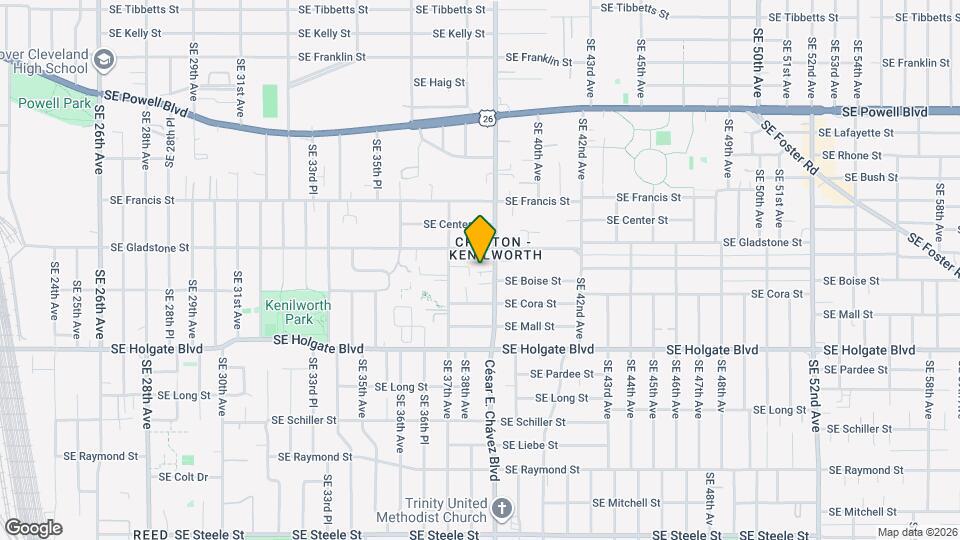 4129 SE Cesar Estrada Chavez Blvd Map and Location Details