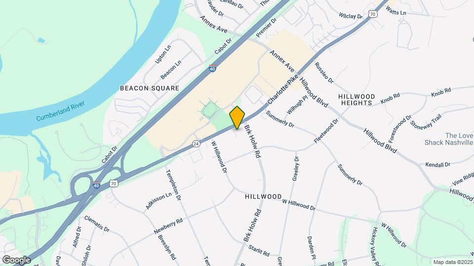 6719 Charlotte Pike Map and Location Details