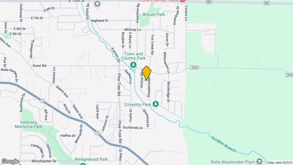 202 Steeplechase Rd Map and Location Details