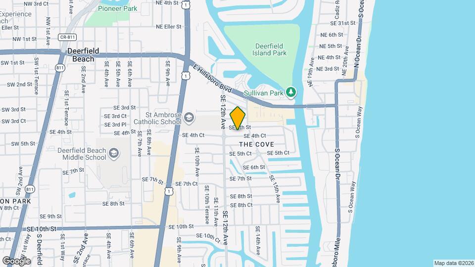 1341 SE 4th Ct Mapa y Detalles de la Ubicación